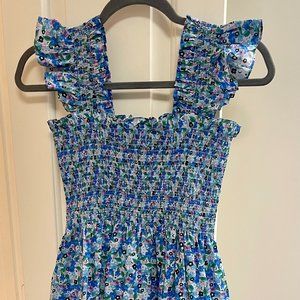 EUC Small -The Artist's Edition Elizabeth Nap Dress in Beflowered Charms Cotton